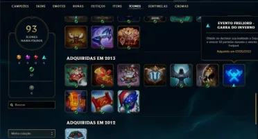 Conta unranked com Rammus rei e Kayle juiza ( MAIN SUP )