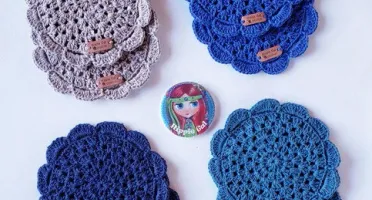 Porta Copos em Crochê