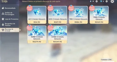 Conta AR57 Hutao, zhongli, kazuha,13 personagens 5 estrelas,