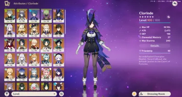 Genshin AR60 | CLORINDE C6 + BIS | Raiden C2 + BIS | 30+ LIM