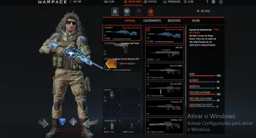 Vendo conta Warface com Steyr Scout Frozen e Fabarm STF 12