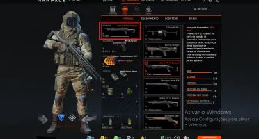 Vendo conta Warface com Steyr Scout Frozen e Fabarm STF 12
