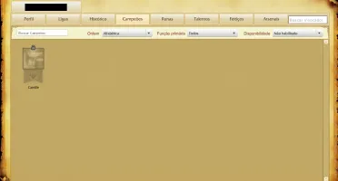 Conta Ouro V, Skin Vitoriosa, Mais de 190 skin