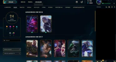 Conta League Of Legends - Platina 5 (s8) PROMOÇÃO!