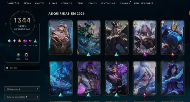 Conta Lol, 1344 Skins, Skins Raras Tft, Desde 2013