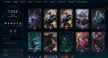 Conta Lol, 1344 Skins, Skins Raras Tft, Desde 2013