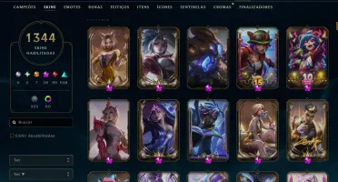 Conta Lol, 1344 Skins, Skins Raras Tft, Desde 2013