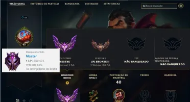 Conta Mestre com 63% de Win rate