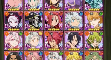 Seven deadly sins grand cross account 7.5kk C.C sem vínculo