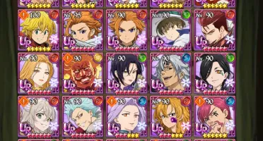 Seven deadly sins grand cross account 7.5kk C.C sem vínculo