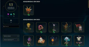 Conta League of Legends Lv 553 2013