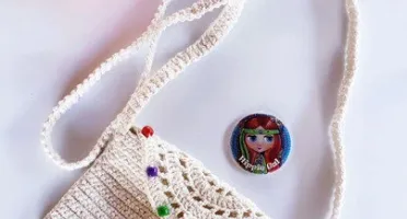 Bolsa Hippie em Crochê