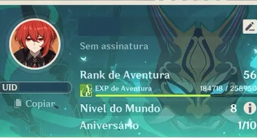 AR 56 c/ 11 - 5* Diluc, Xiao, lança de jade, zhongli, venti+