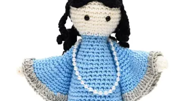 Imagem de Iemanjá em amigurumi