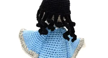 Imagem de Iemanjá em amigurumi