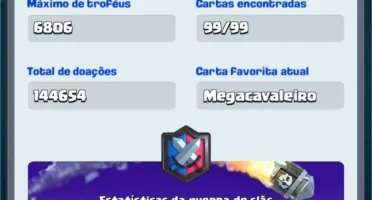 Conta Clash royale top