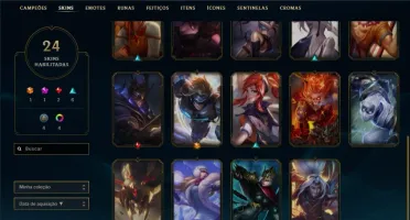 Conta league of legends unraked todos os dados