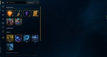 Conta league of legends unraked todos os dados
