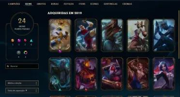Conta league of legends unraked todos os dados