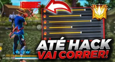 Free Fire Sensibilidade Mobile igual Regedit/Emulador ATT