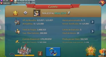 Lords Mobile conta pré T4