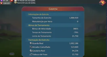 Lords Mobile conta pré T4