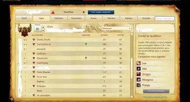 Conta League of Legends OURO IV
