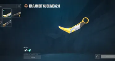 conta VALORANT sem elo com skins - karambit