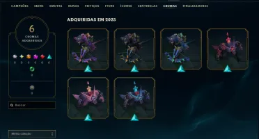 Prata 4 com 150 Champs e 54 Skins ( MAIN ADC )