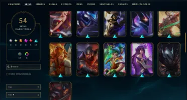 Prata 4 com 150 Champs e 54 Skins ( MAIN ADC )
