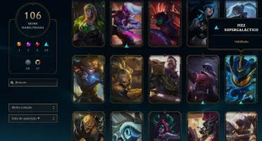 ACC Diamante 2 Todos os Campeões(Skins Vitoriosa desde 2013)