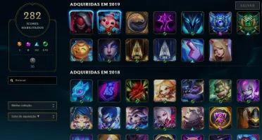 ACC Diamante 2 Todos os Campeões(Skins Vitoriosa desde 2013)