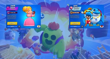 Conta Brawl Stars 7150 troféus com Leon Gale Colette Wattson