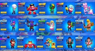 Conta Brawl Stars 7150 troféus com Leon Gale Colette Wattson