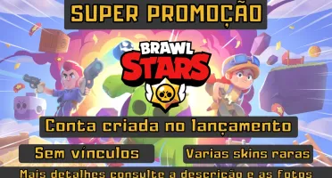 Conta Brawl Stars 7150 troféus com Leon Gale Colette Wattson