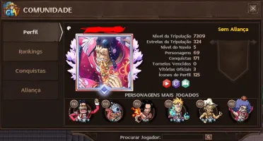 Vendo conta end game Grand Line Adventures