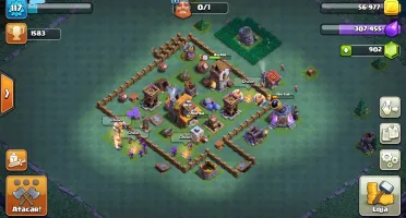 Vila cv 9 full ,tropas full, rei e rainha lvl 20 oferta