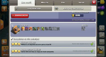 Vila cv 9 full ,tropas full, rei e rainha lvl 20 oferta