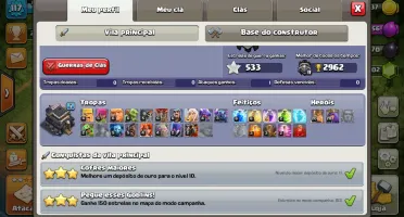 Vila cv 9 full ,tropas full, rei e rainha lvl 20 oferta
