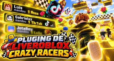 Plugin Tik Tok Live Roblox Crazy Racers