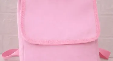 Kit 10 Mini Mochilas Infantis Rosa 24 x 18 cm
