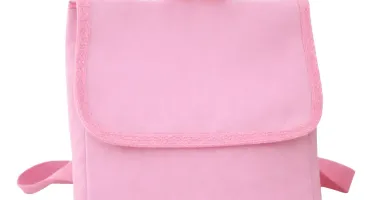 Kit 10 Mini Mochilas Infantis Rosa 24 x 18 cm