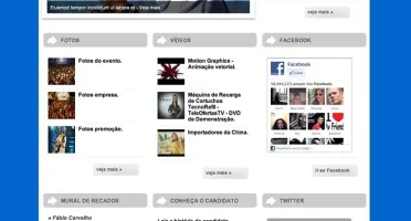 Site para políticos