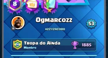 Conta Do Clash Royale 8Anos+ Muitas Cartas Level Máximo