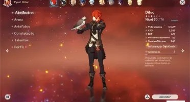 Diluc 2k+ ATQ/ Venti AR37 - 16 days NM pack - 5500 crystals.