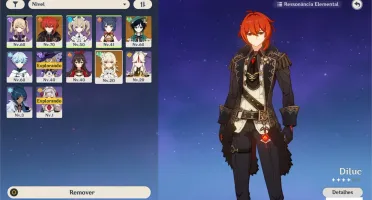 Diluc 2k+ ATQ/ Venti AR37 - 16 days NM pack - 5500 crystals.