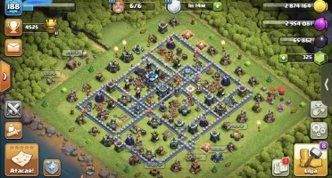 Coc - Cv13 Nível 188 Semi Full +Cr-Bs E Bb - Preço De Banana