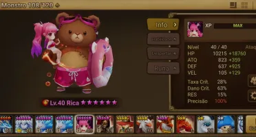 Conta com 6 NAT 5 incluindo Rica