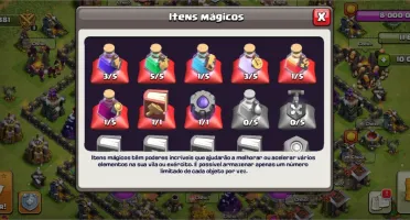 CLASH OF CLANS CV9 FULL 10K GEMAS
