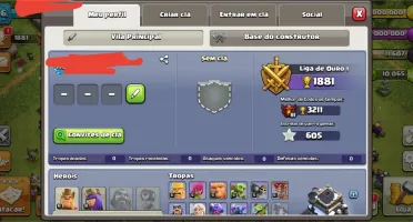 CLASH OF CLANS CV9 FULL 10K GEMAS